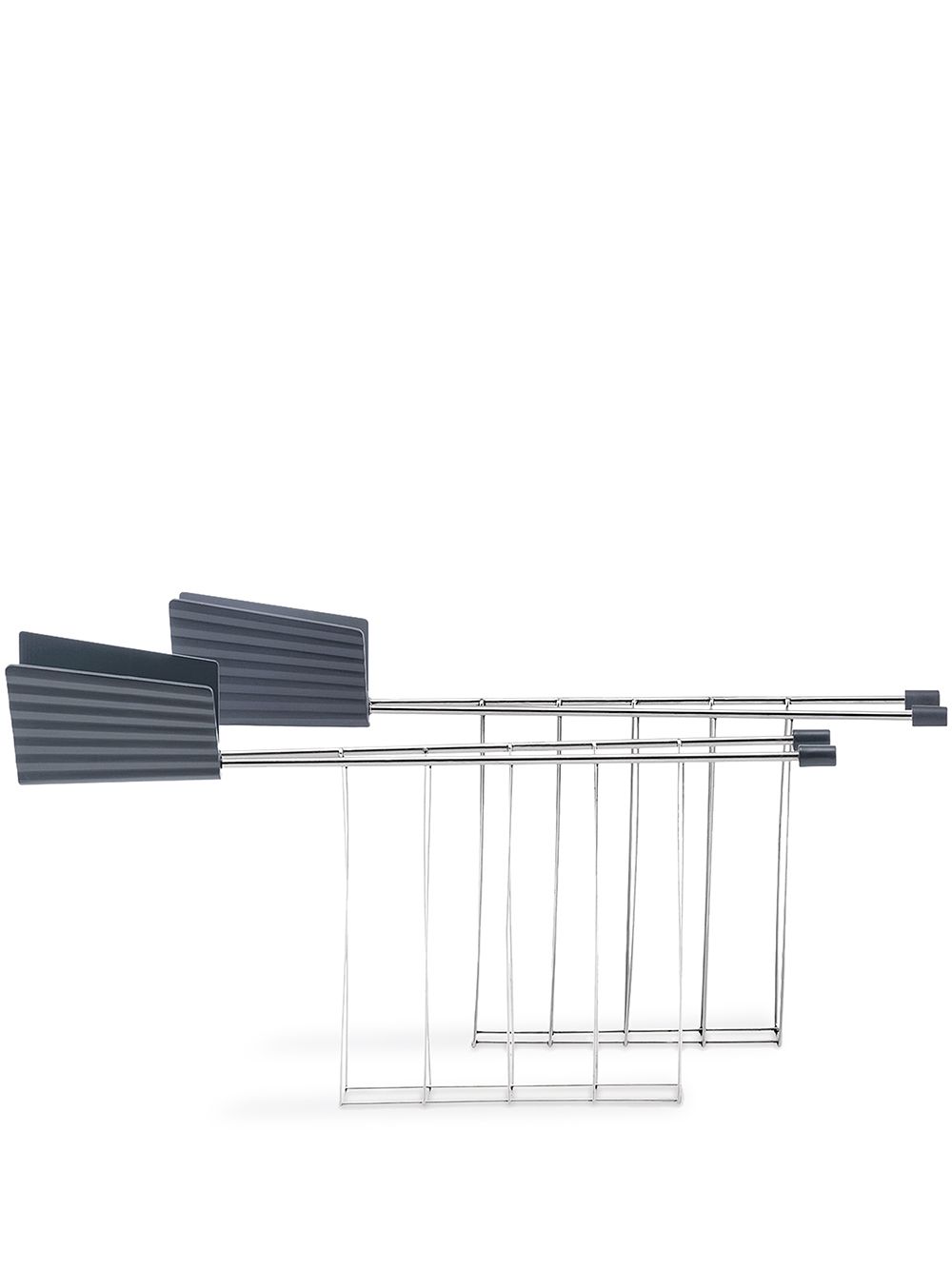 Alessi Plissé Michelle De Lucchi 烤面包架套装 - 灰色