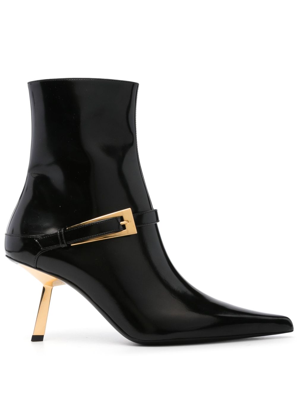 Saint Laurent Lee 及踝靴 - 黑色