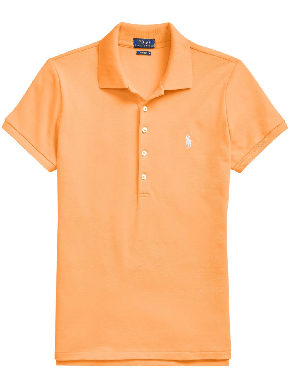 Polo Ralph Lauren 修身剪裁polo领上衣 - 橘色