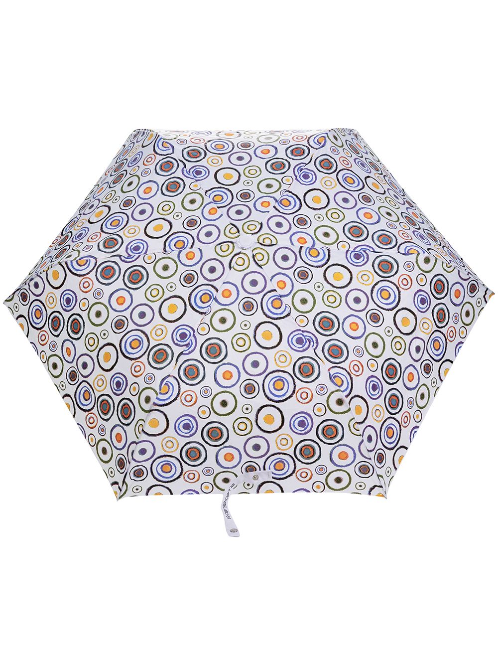 10 CORSO COMO 大面积印花雨伞 - 白色