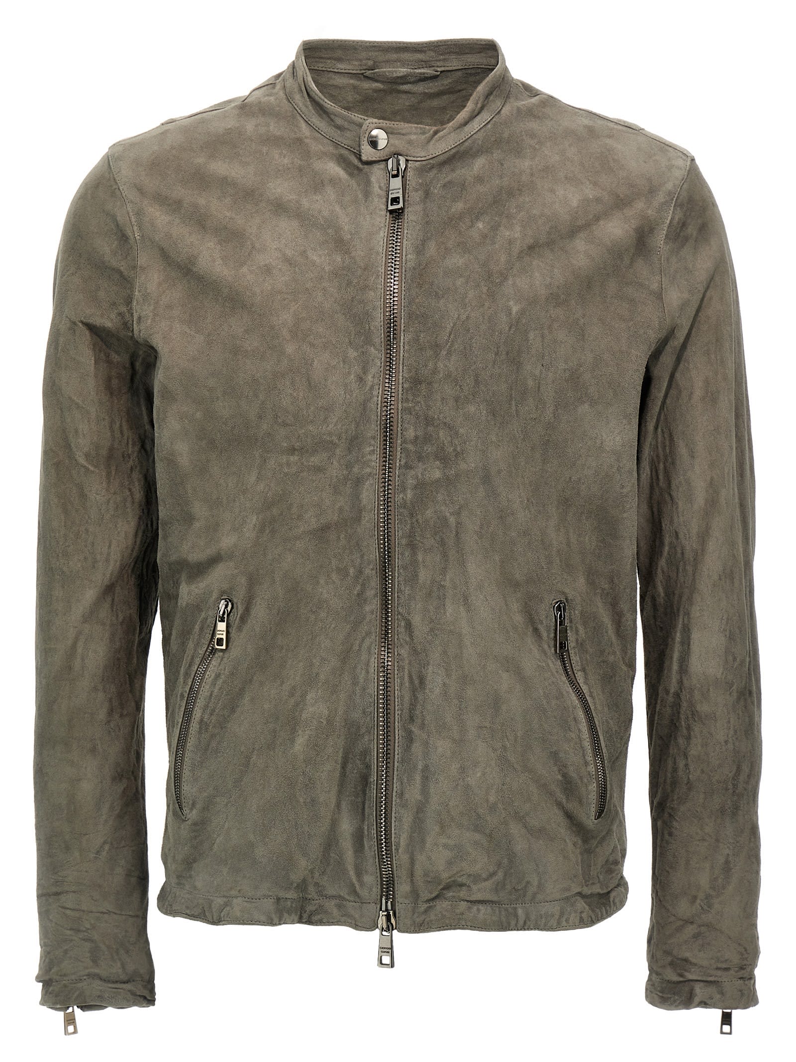 Giorgio Brato Biker Suede Jacket