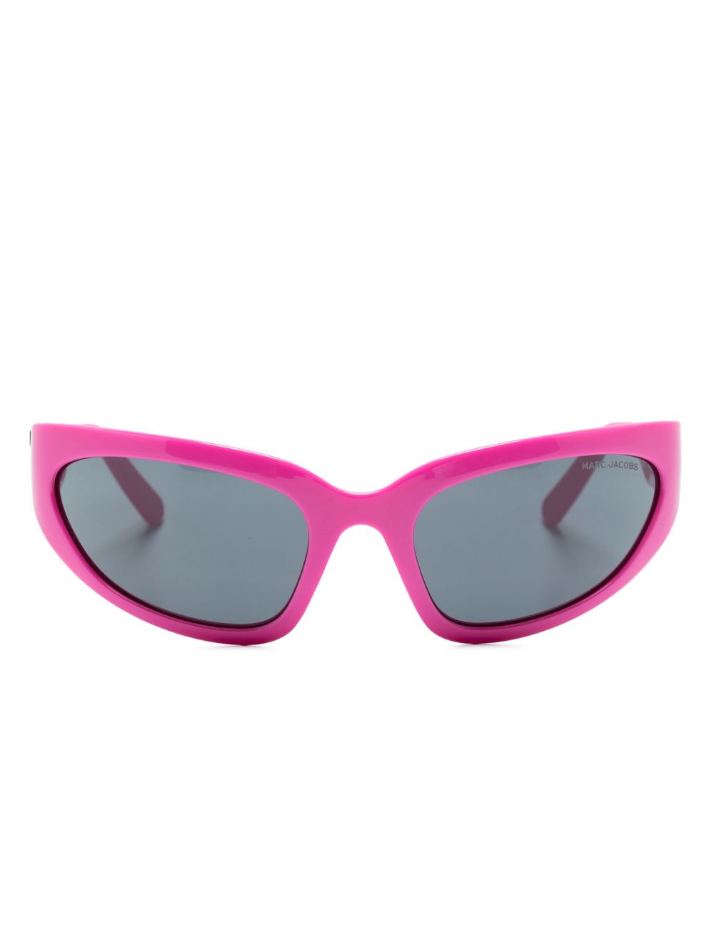 Marc Jacobs Eyewear 骑士风镜框太阳眼镜 - 粉色