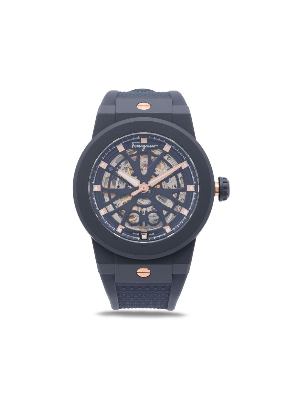 Ferragamo F-80 41毫米腕表 - 蓝色