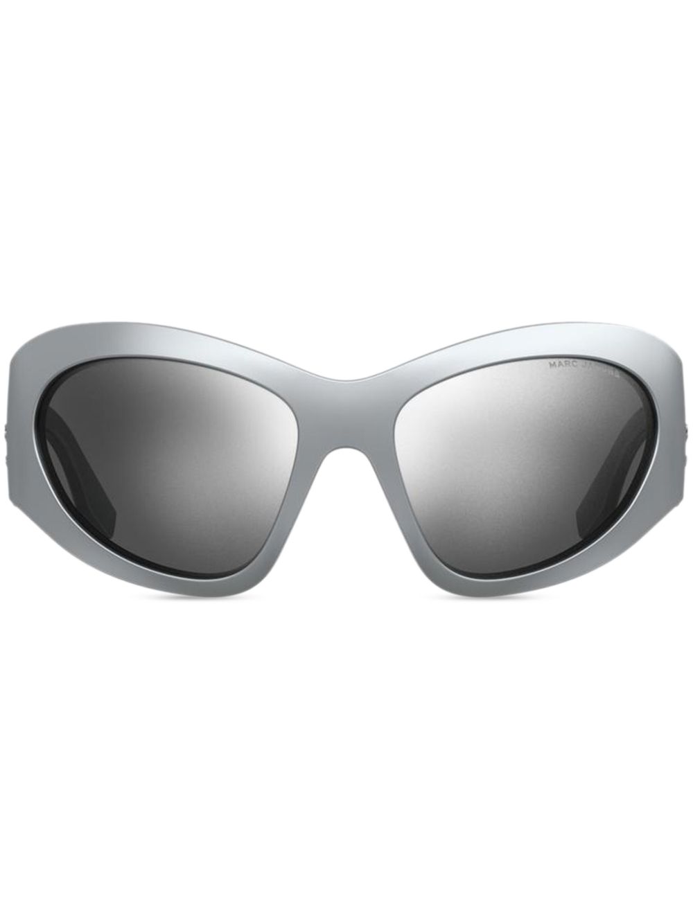 Marc Jacobs Eyewear wraparound-frame sunglasses - 银色