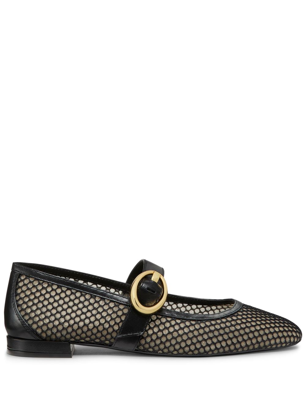 Stuart Weitzman Arabella 玛丽珍平底鞋 - 黑色