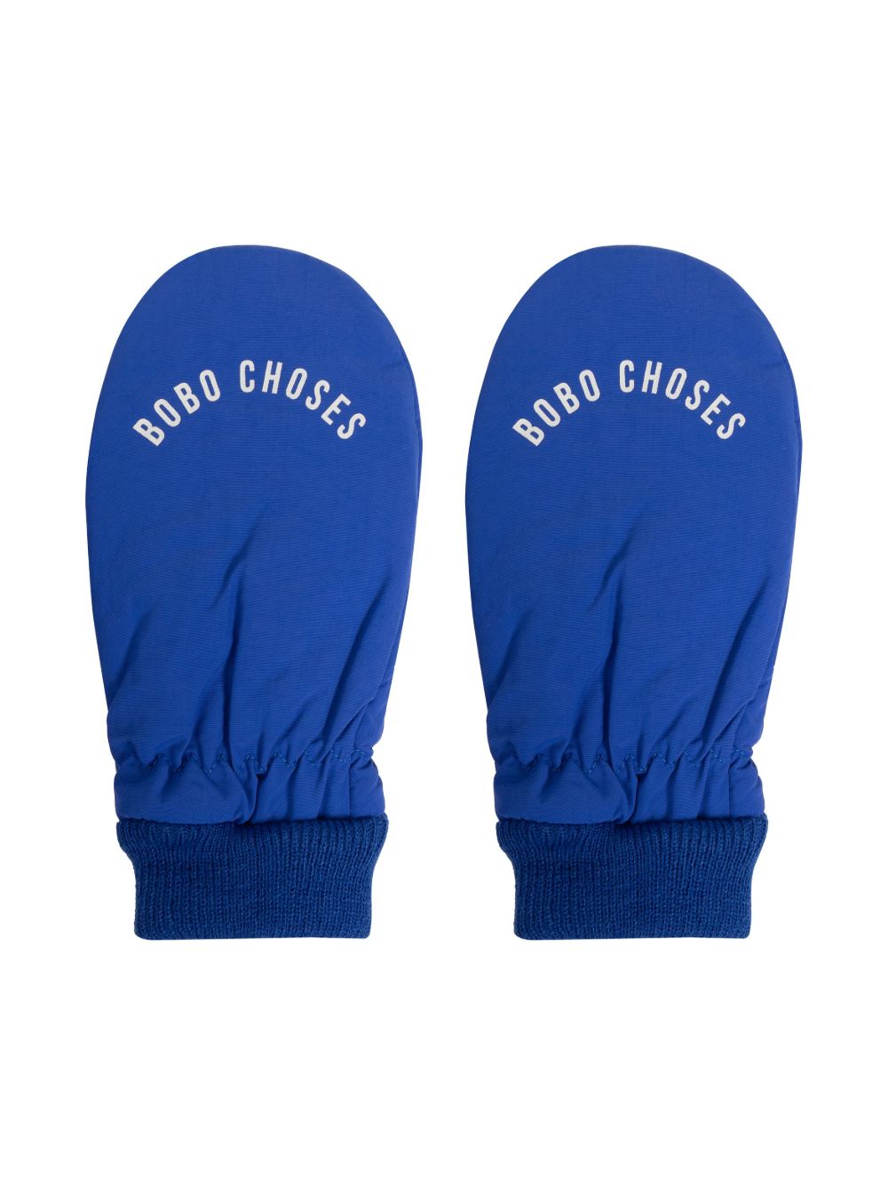 Bobo Choses logo印花手套 - 蓝色