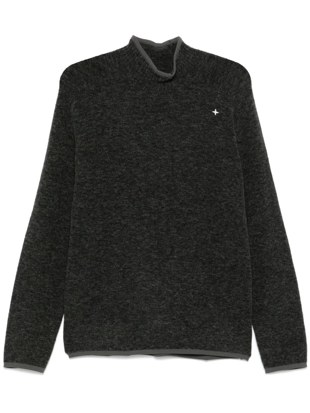 Stone Island 混色效果毛衣 - 灰色