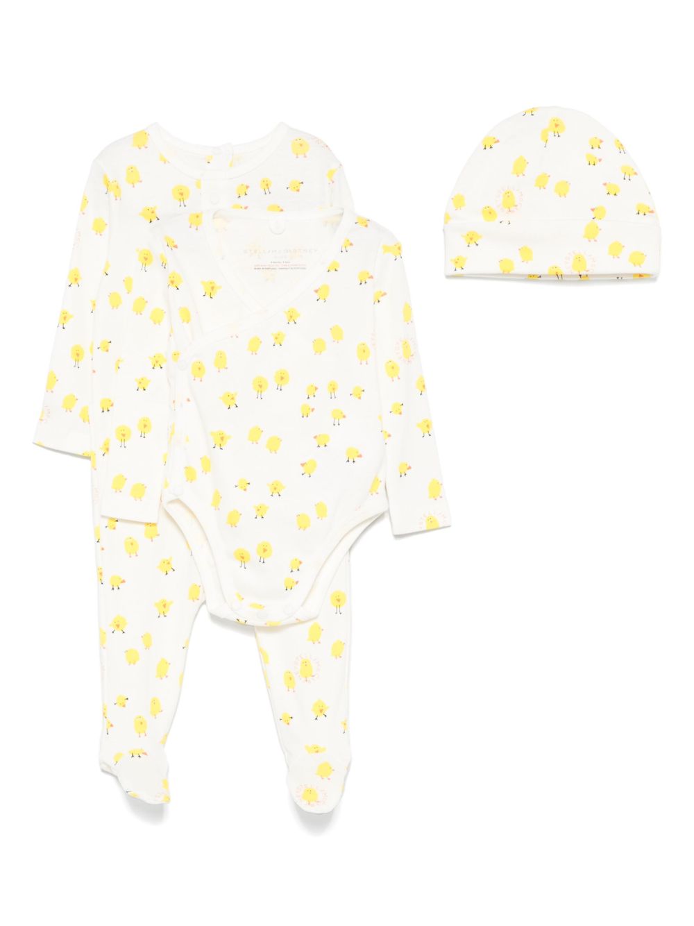 Stella McCartney Kids 插画印花睡衣套装 - 白色