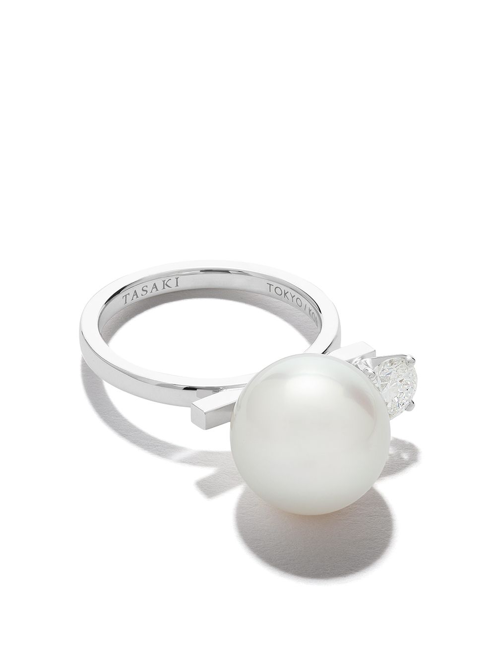 TASAKI Balance Class 18K白金钻石戒指 - 银色