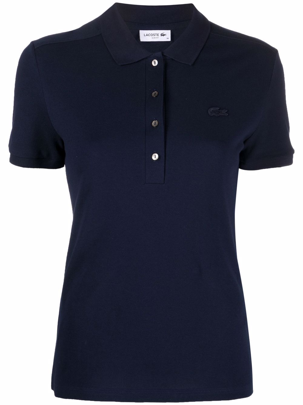 Lacoste 胸处标贴polo衫 - 蓝色