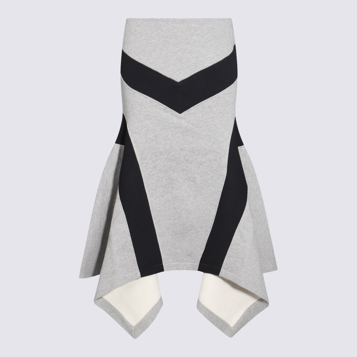 The Attico Asymmetrical Long Skirt