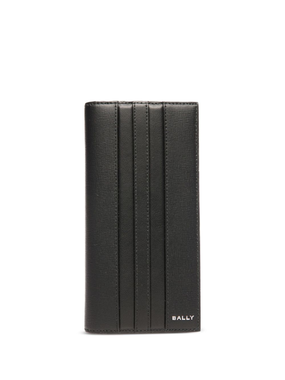 Bally 皮质对折钱包 - 黑色