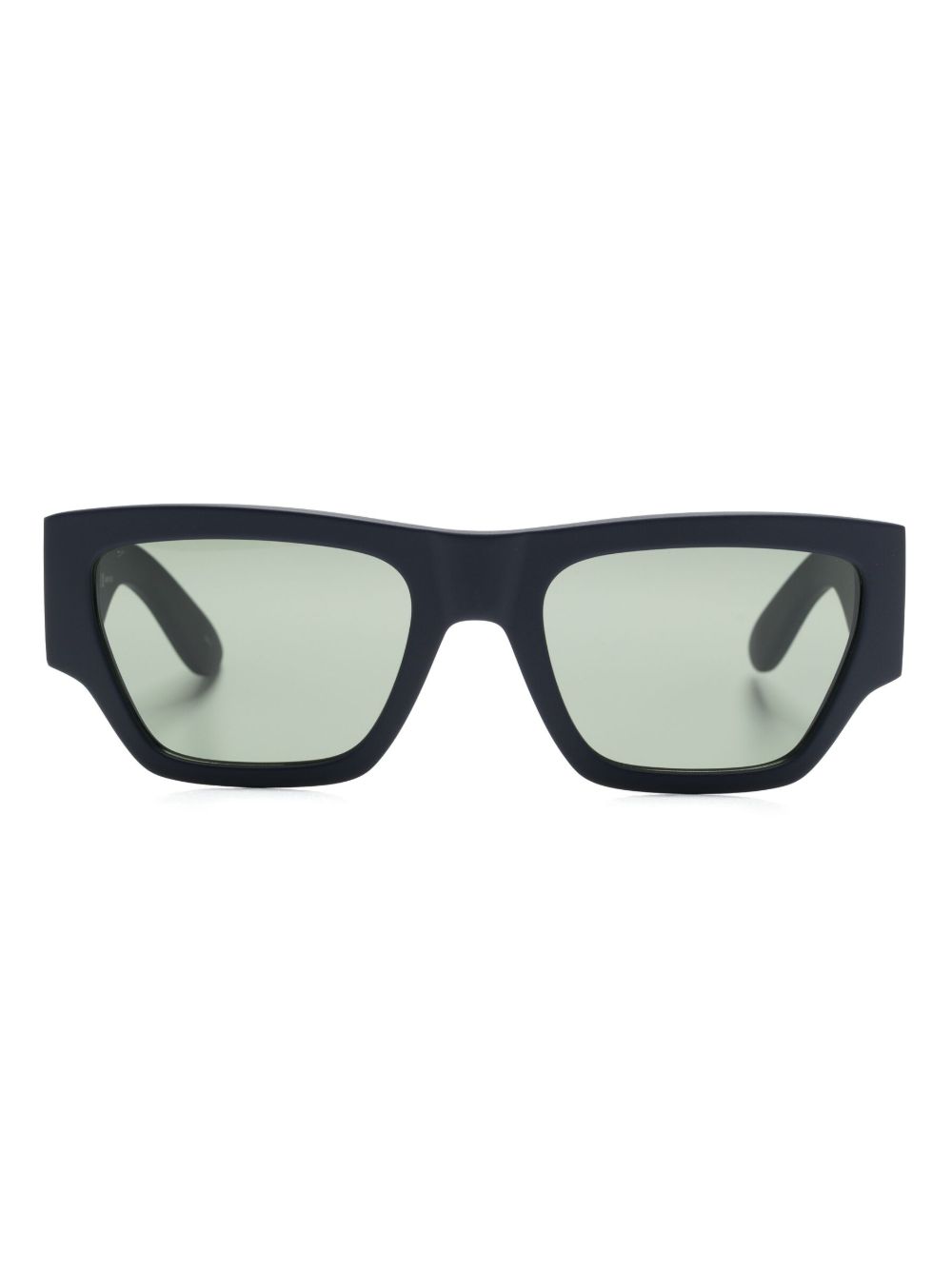 Alexander McQueen Eyewear 方框太阳眼镜 - 蓝色
