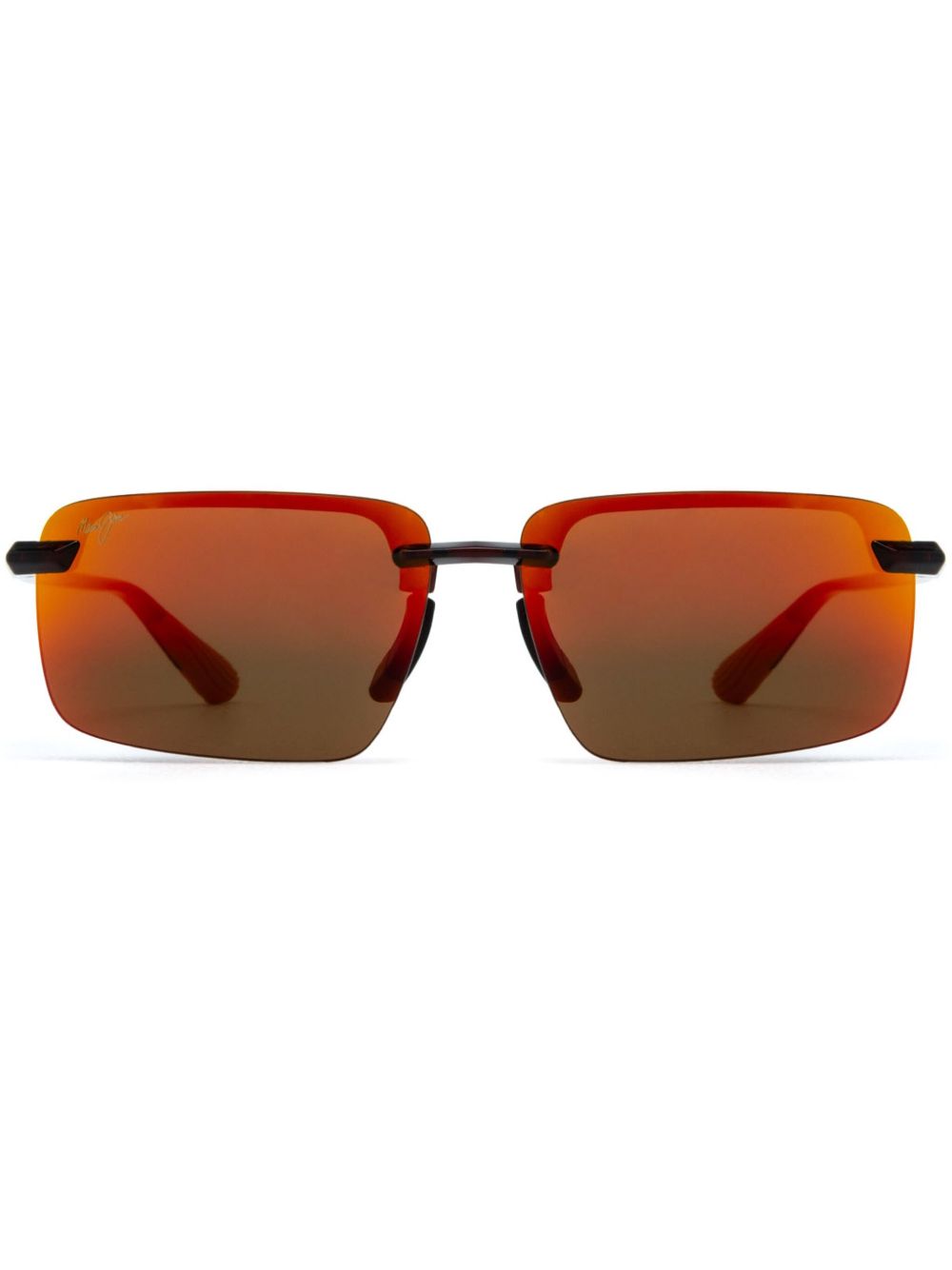 Maui Jim 长方形框太阳眼镜 - 红色