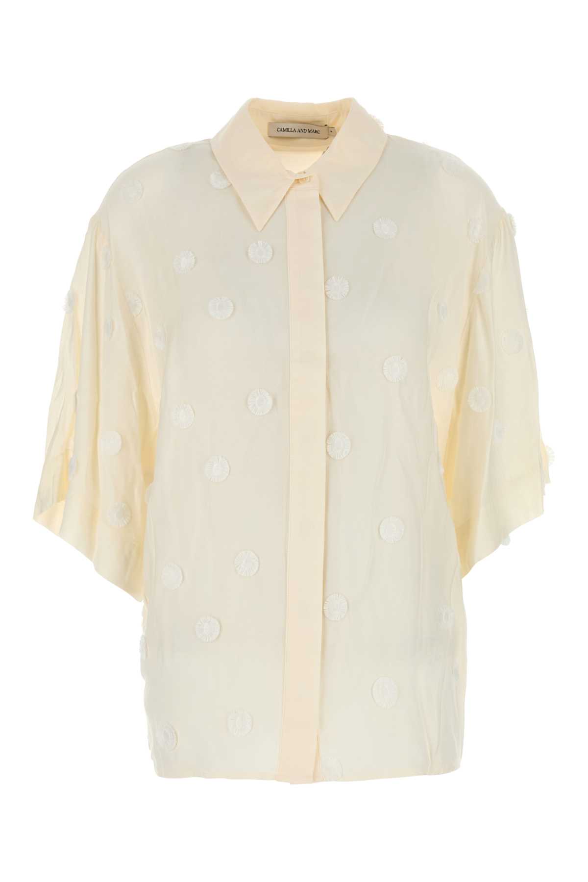 Camilla and Marc Ivory Viscose Ottilie Shirt