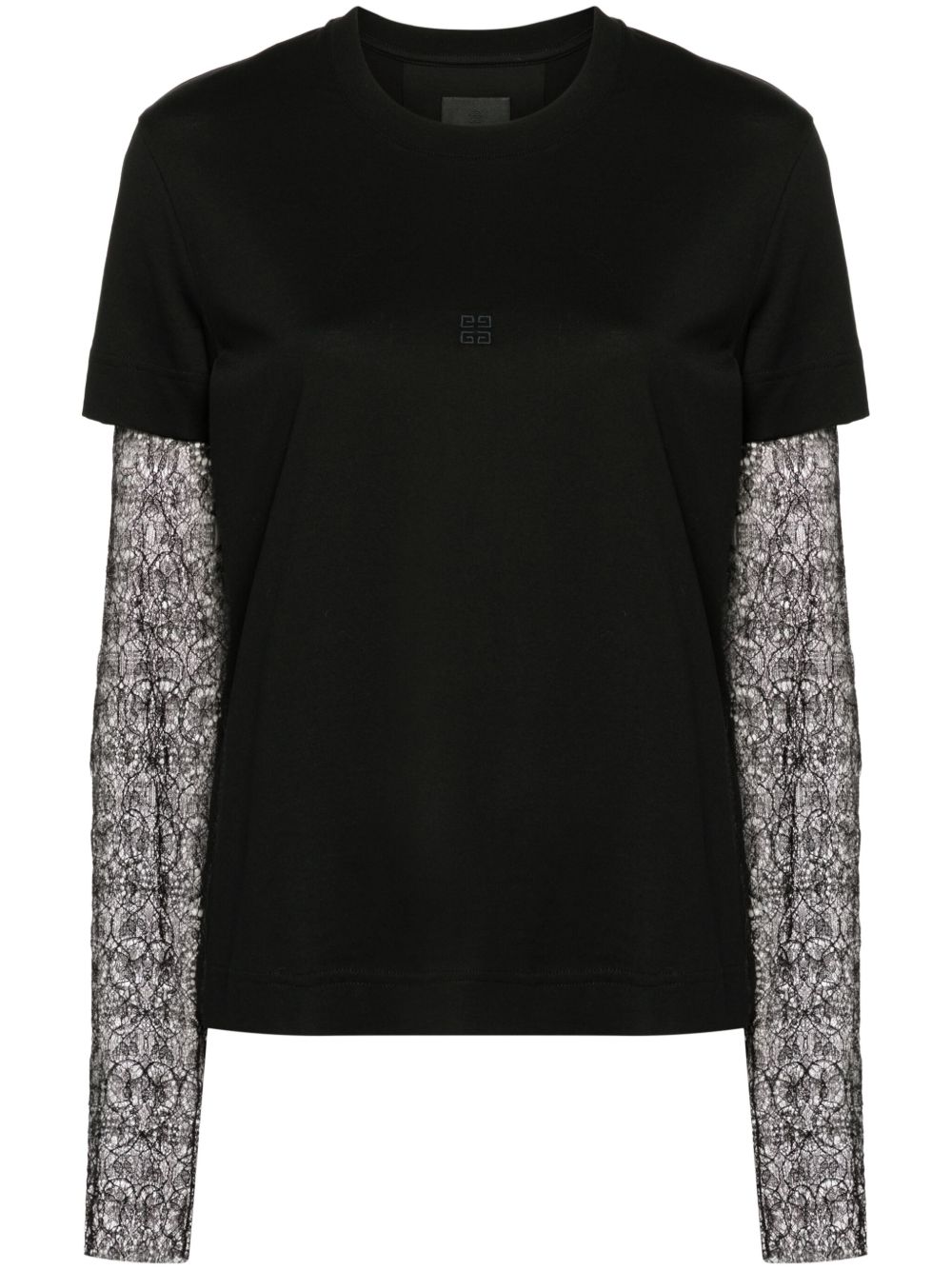 Givenchy 4G图案T恤 - 黑色