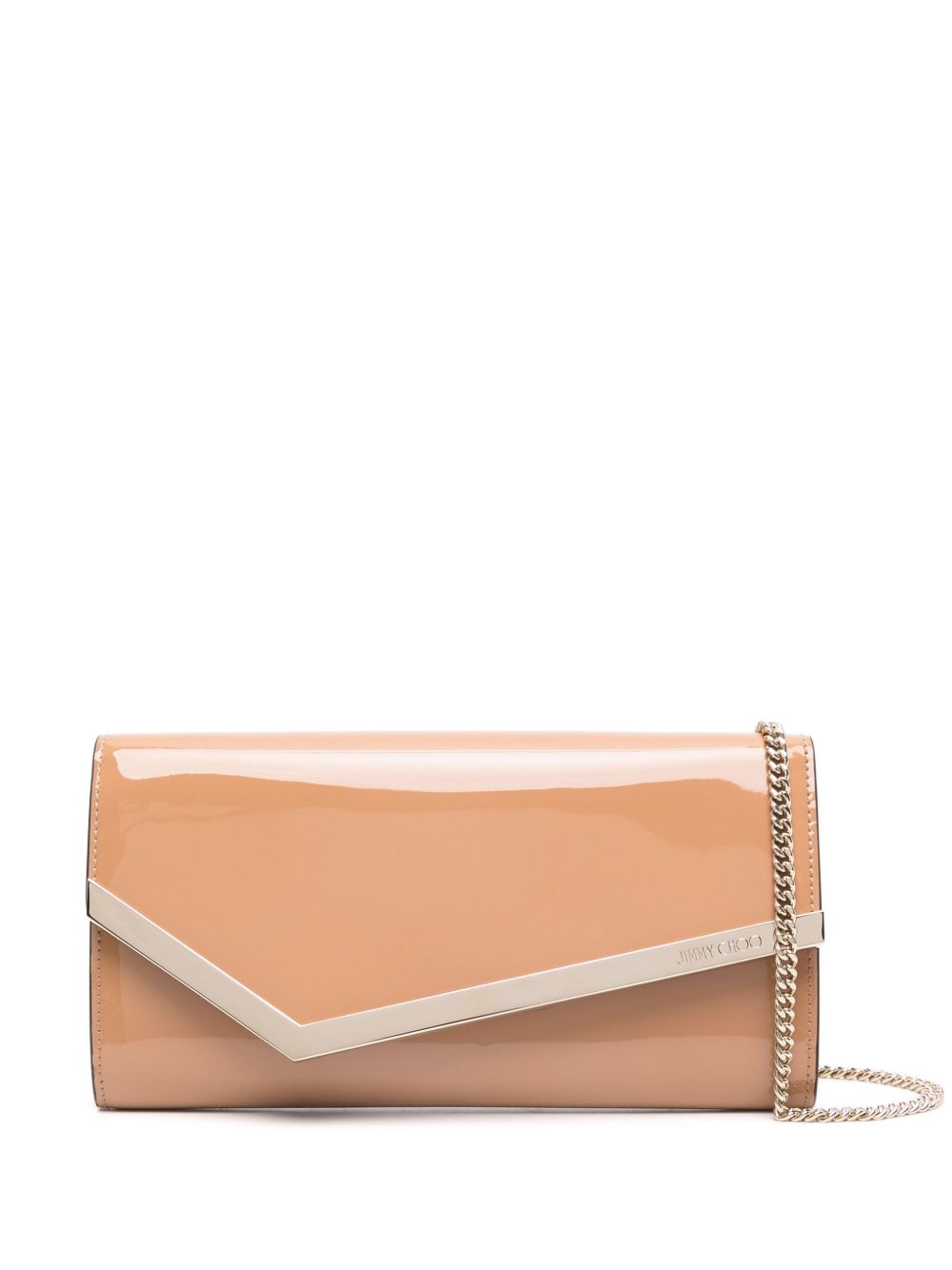 Jimmy Choo Emmie 皮质手拿包 - 中性色