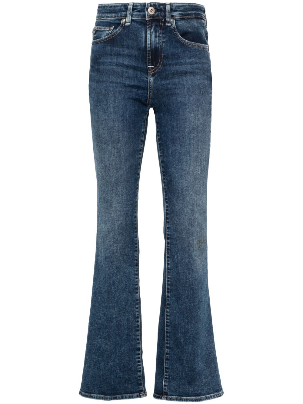 AG Jeans Sophie 中腰微喇牛仔裤 - 蓝色