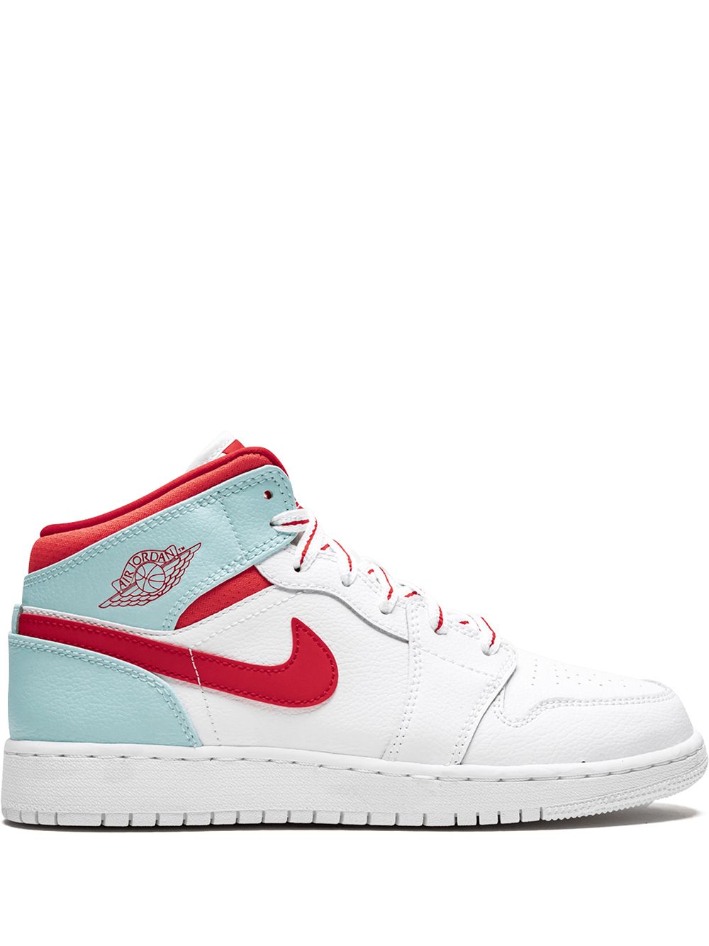 Jordan Kids Air Jordan 1 Mid运动鞋 - 白色