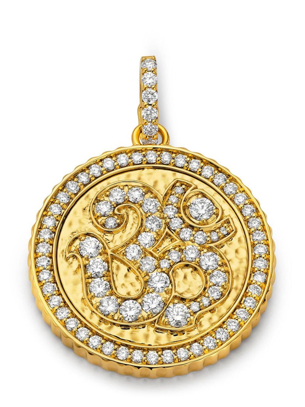 BUDDHA MAMA 20K黄金钻石吊坠 - 金色