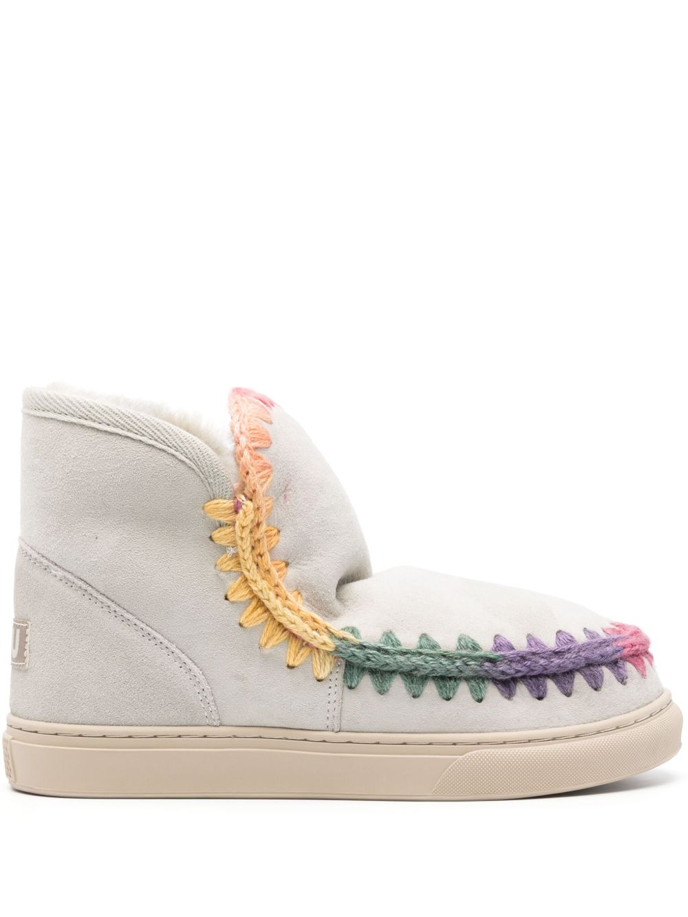 Mou Kids Eskimo Rainbow 短靴 - 灰色