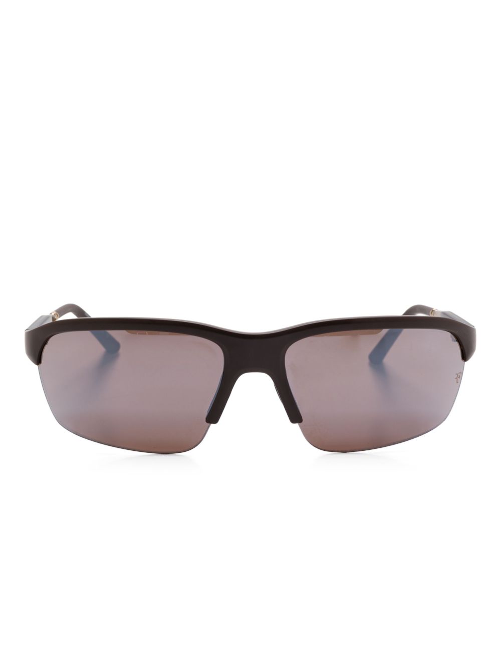 Oliver Peoples R-6 太阳眼镜 - 褐色