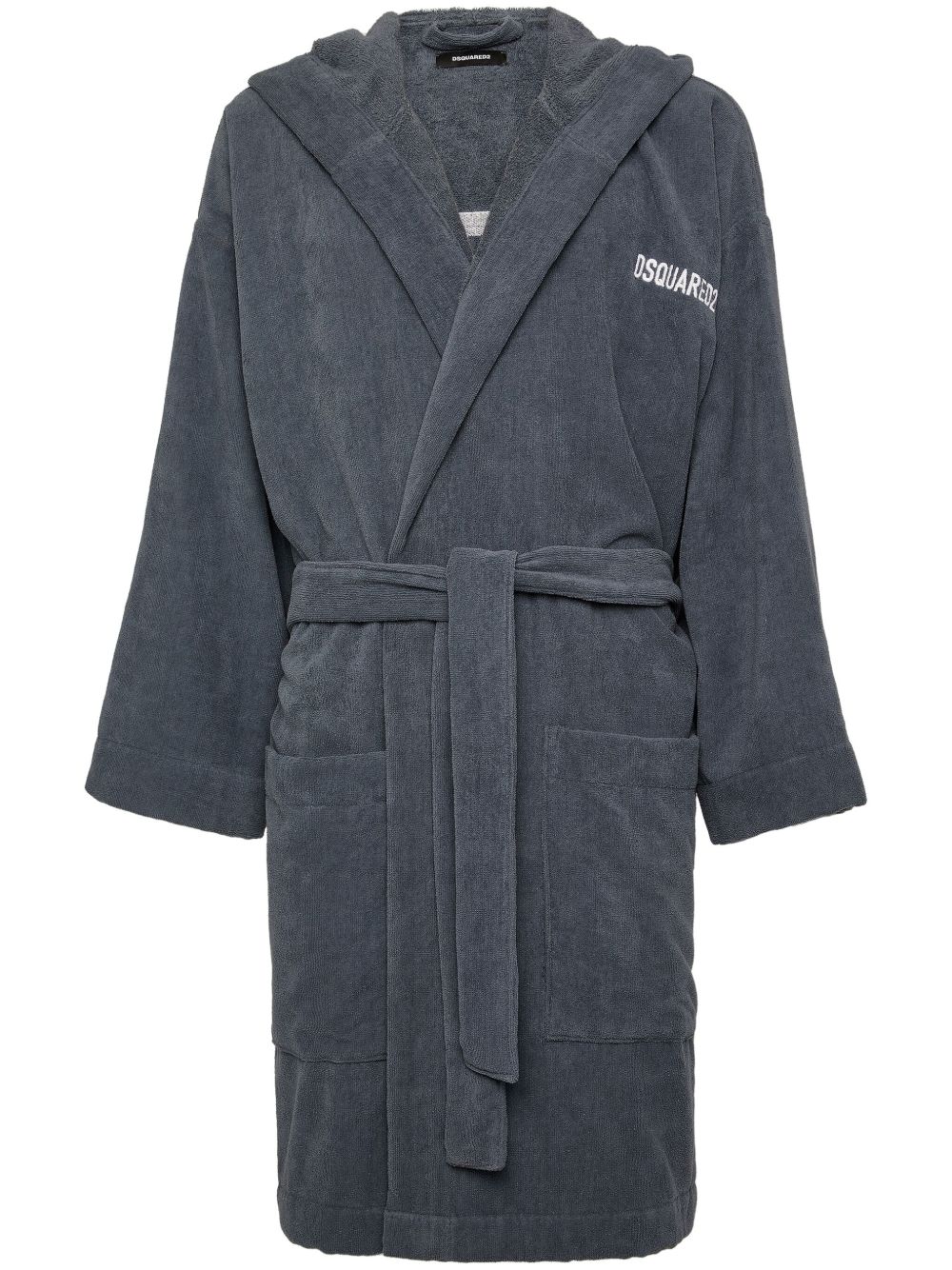 DSQUARED2 Icon 浴袍 - 灰色