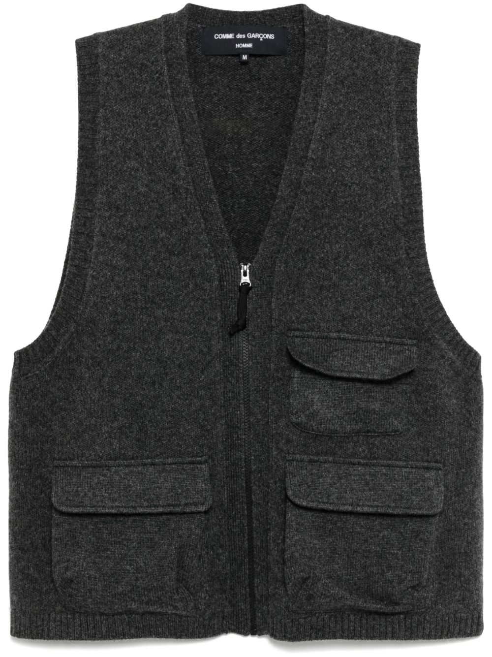 Comme des Garçons Homme 拉链开衫 - 灰色