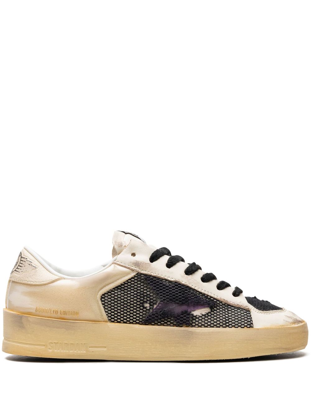 Golden Goose Stardan Ecru/Purple/Black 运动鞋 - 中性色