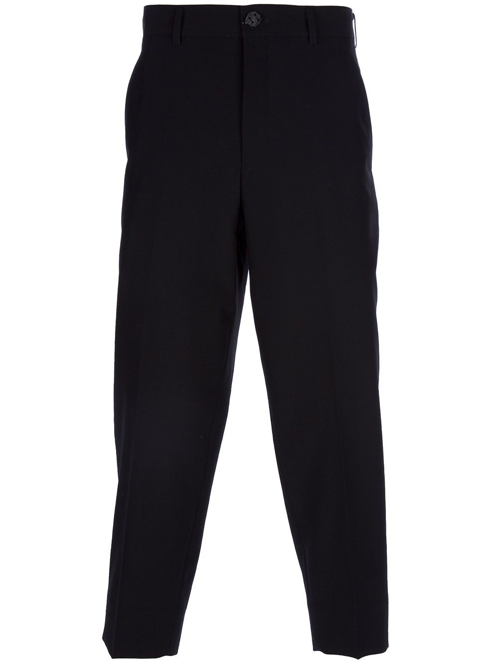 Comme des Garçons Homme Plus cropped tailored trouser - 黑色