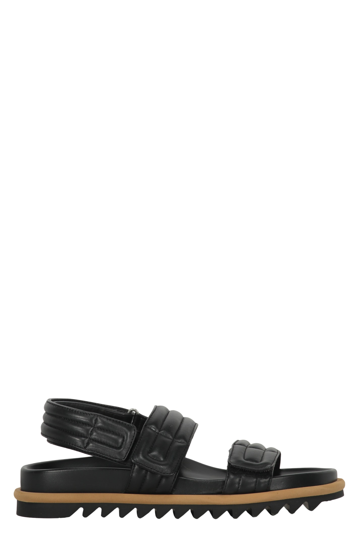 Dries Van Noten Leather And Rubber Slides