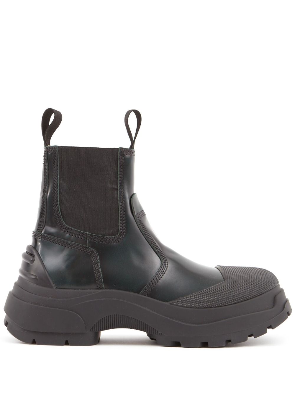 Maison Margiela Alex 及踝皮靴 - 黑色