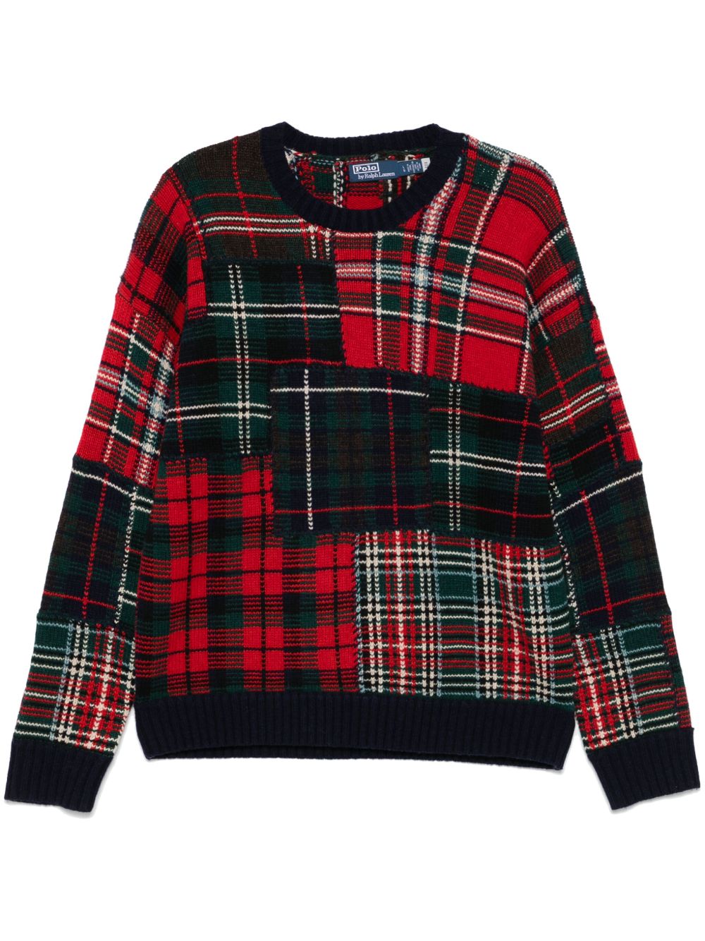 Polo Ralph Lauren 格纹毛衣 - 红色