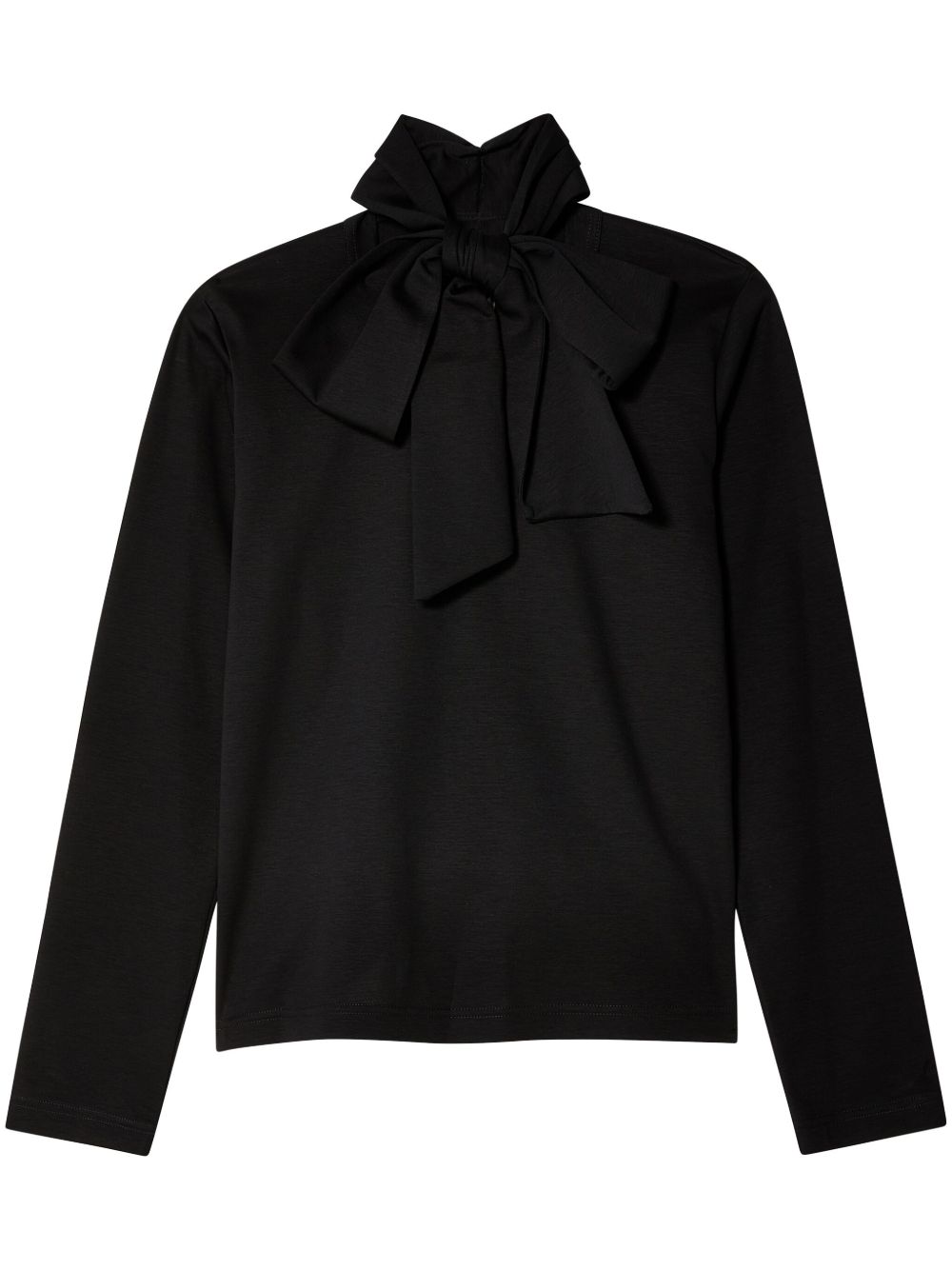Noir Kei Ninomiya Bow T恤 - 黑色