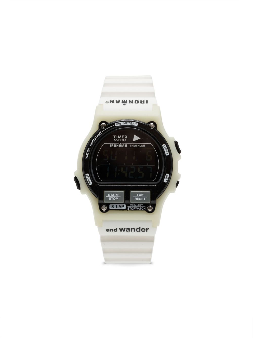 and Wander x TIMEX IRONMAN 8-LAP 腕表 - 白色