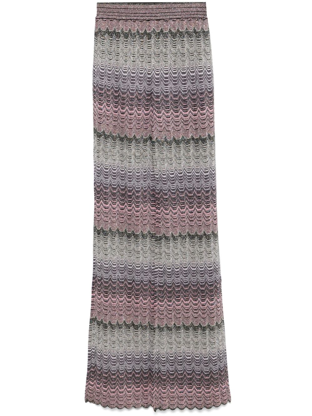 Missoni Zigzag 长裤 - 金属色