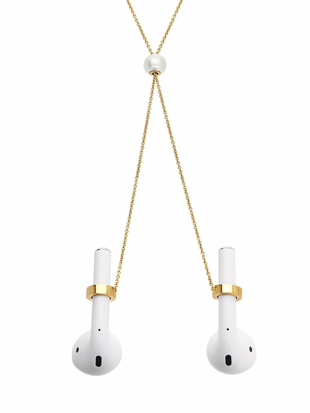 Delfina Delettrez Pearl Sonic 18K黄金项链 - 金色