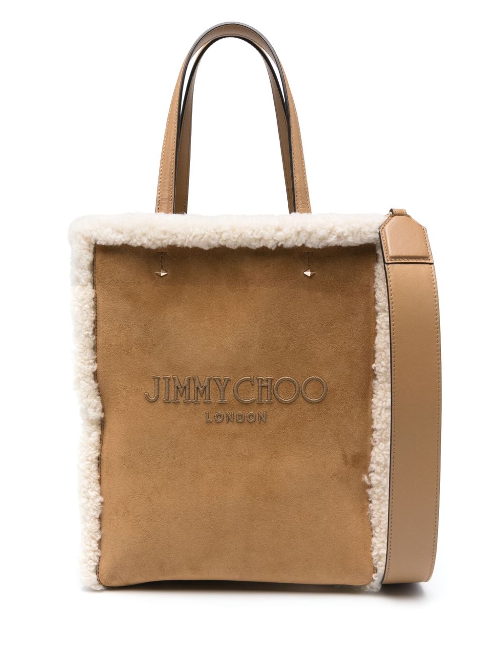 Jimmy Choo Lenny 中号手提包 - 中性色