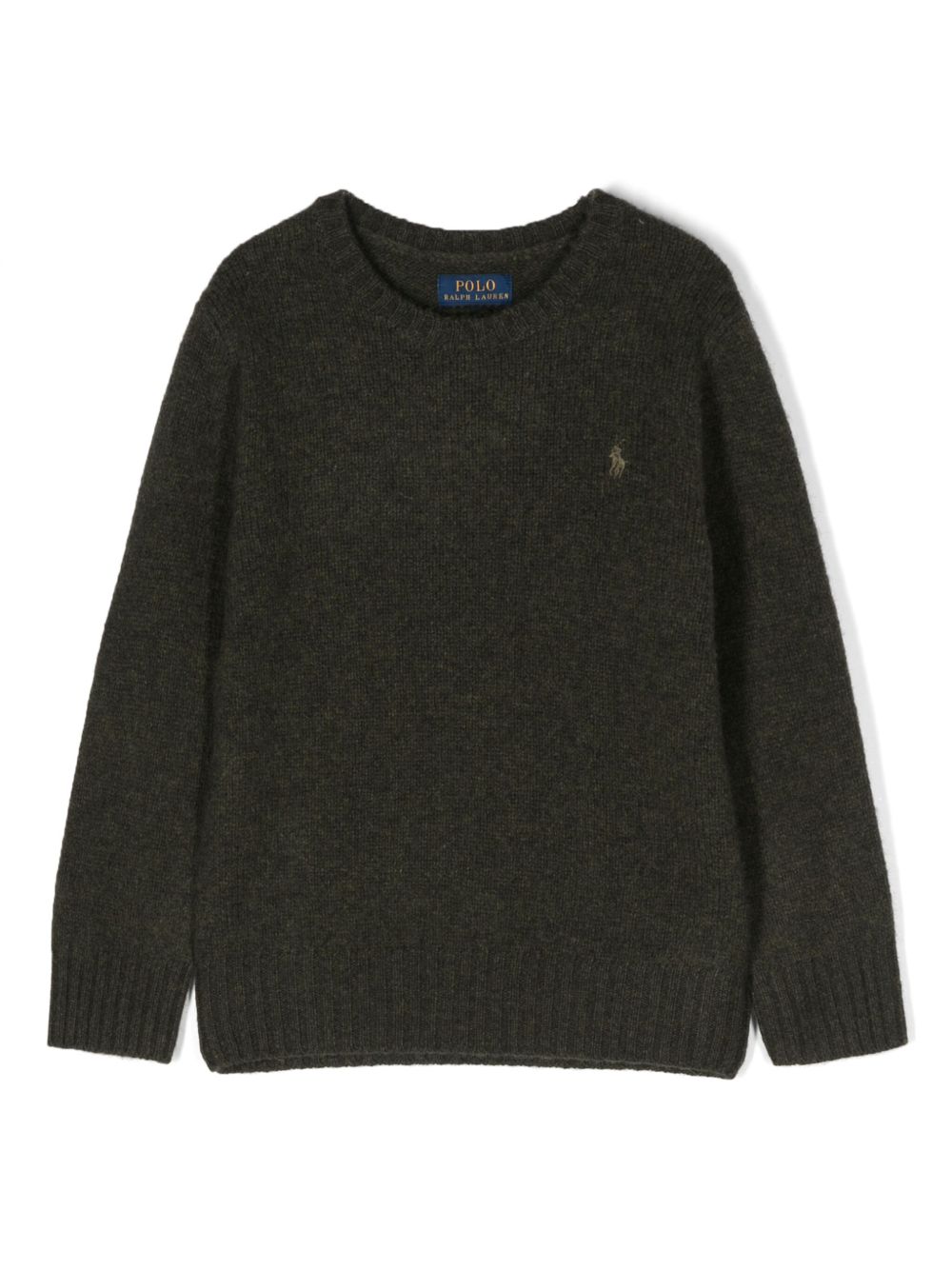 POLO RALPH LAUREN KIDS Polo Pony 刺绣针织毛衣 - 绿色