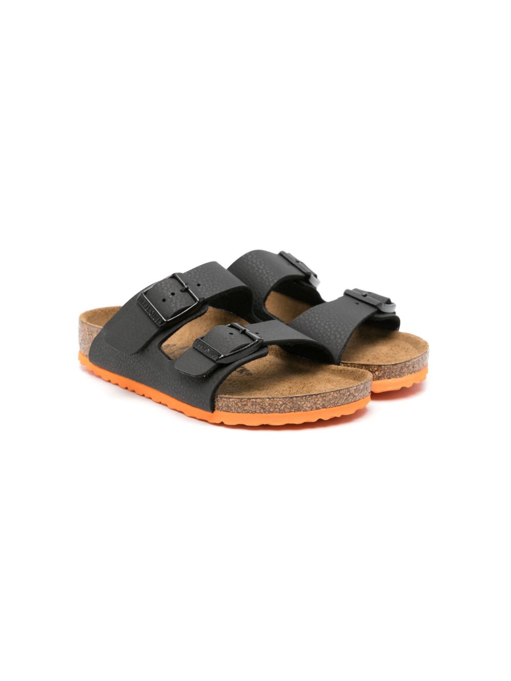 Birkenstock Kids Arizona 露趾凉鞋 - 黑色