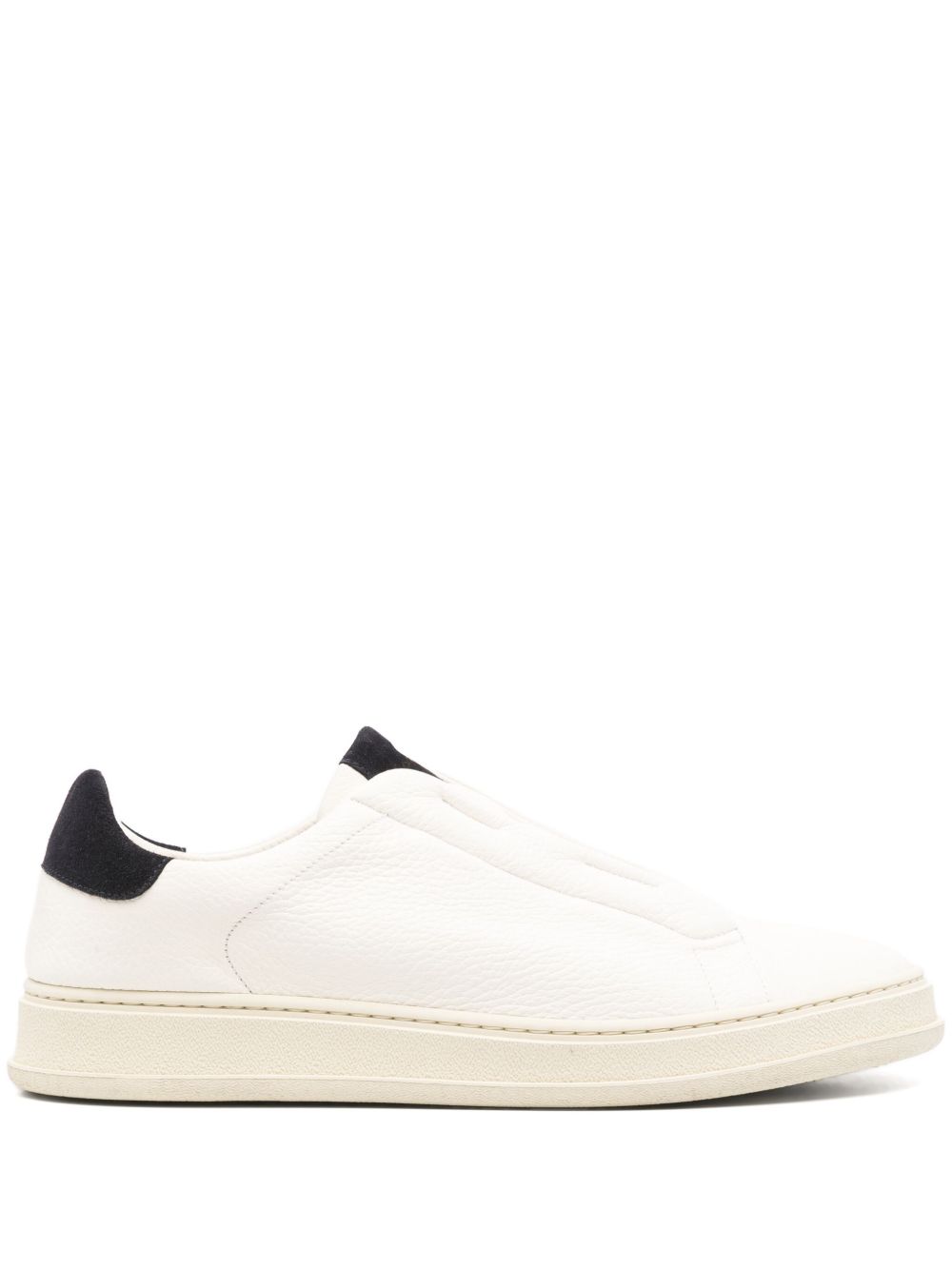 Kiton Double Stitch 运动鞋 - 白色