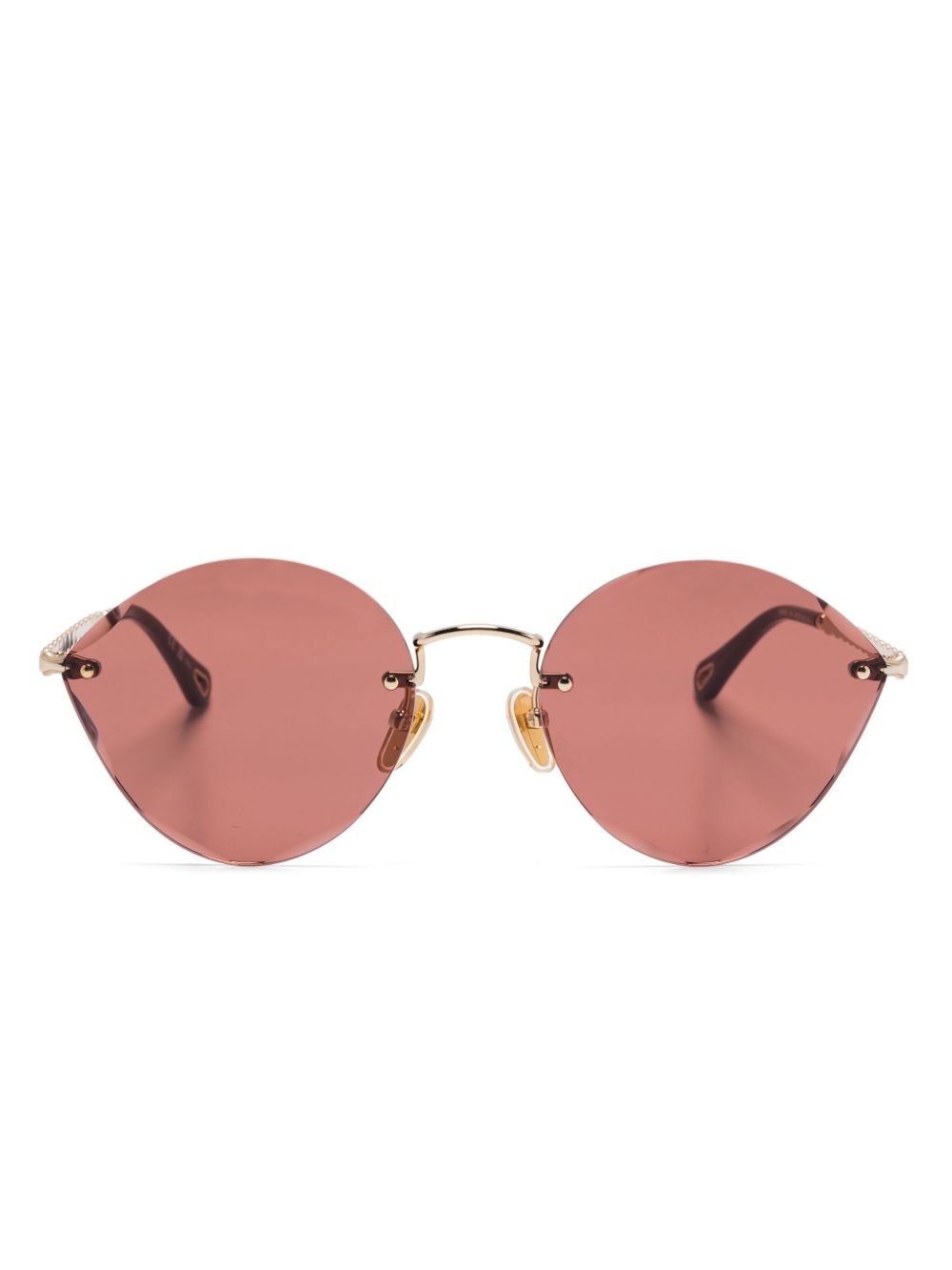 Chloé Eyewear CH0253S 太阳眼镜 - 金色