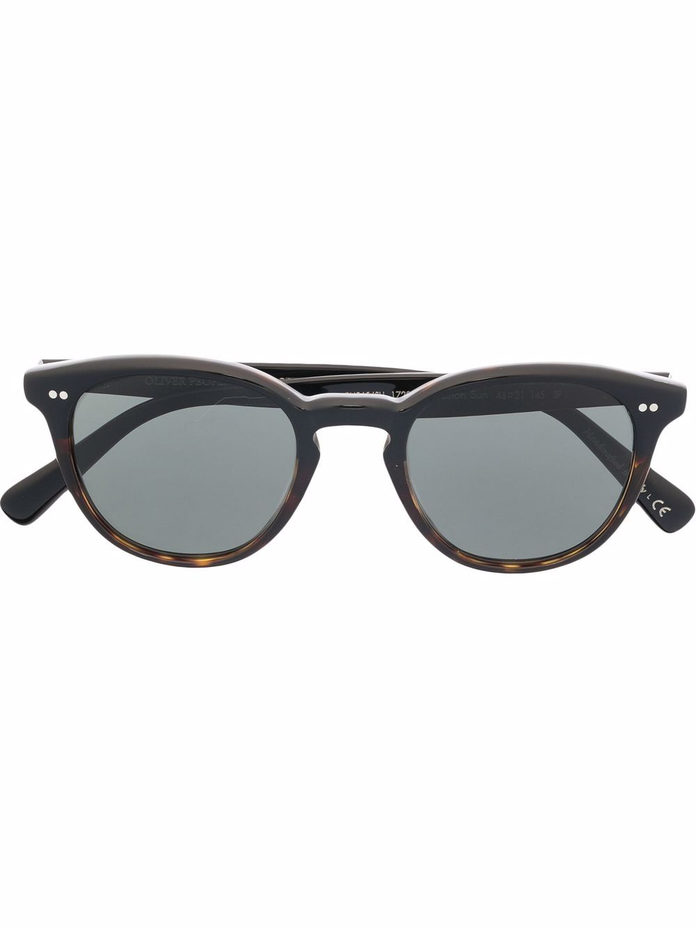 Oliver Peoples Desmon wayfarer镜框太阳眼镜 - 黑色
