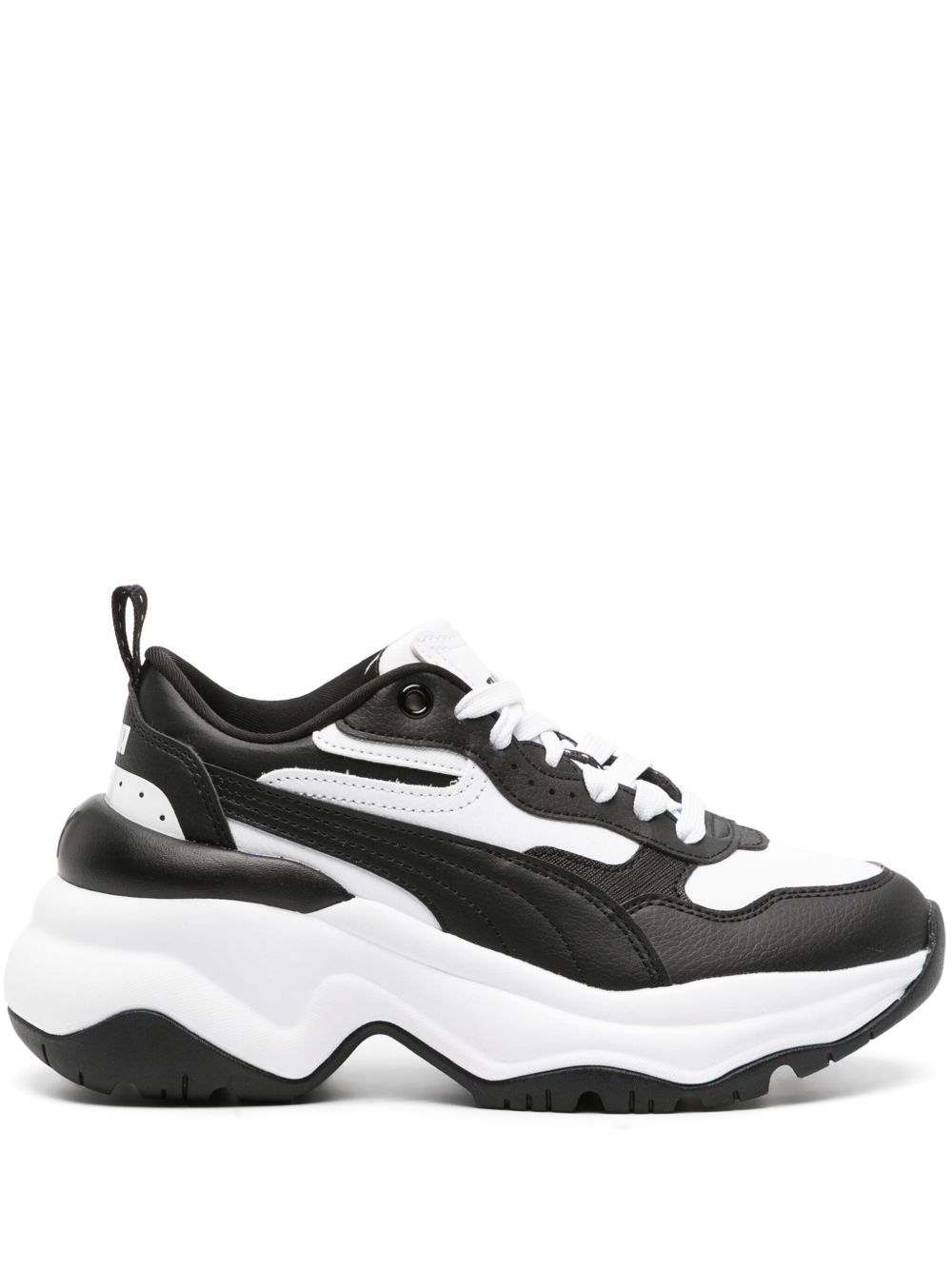 PUMA Cilia 厚底运动鞋 - 白色