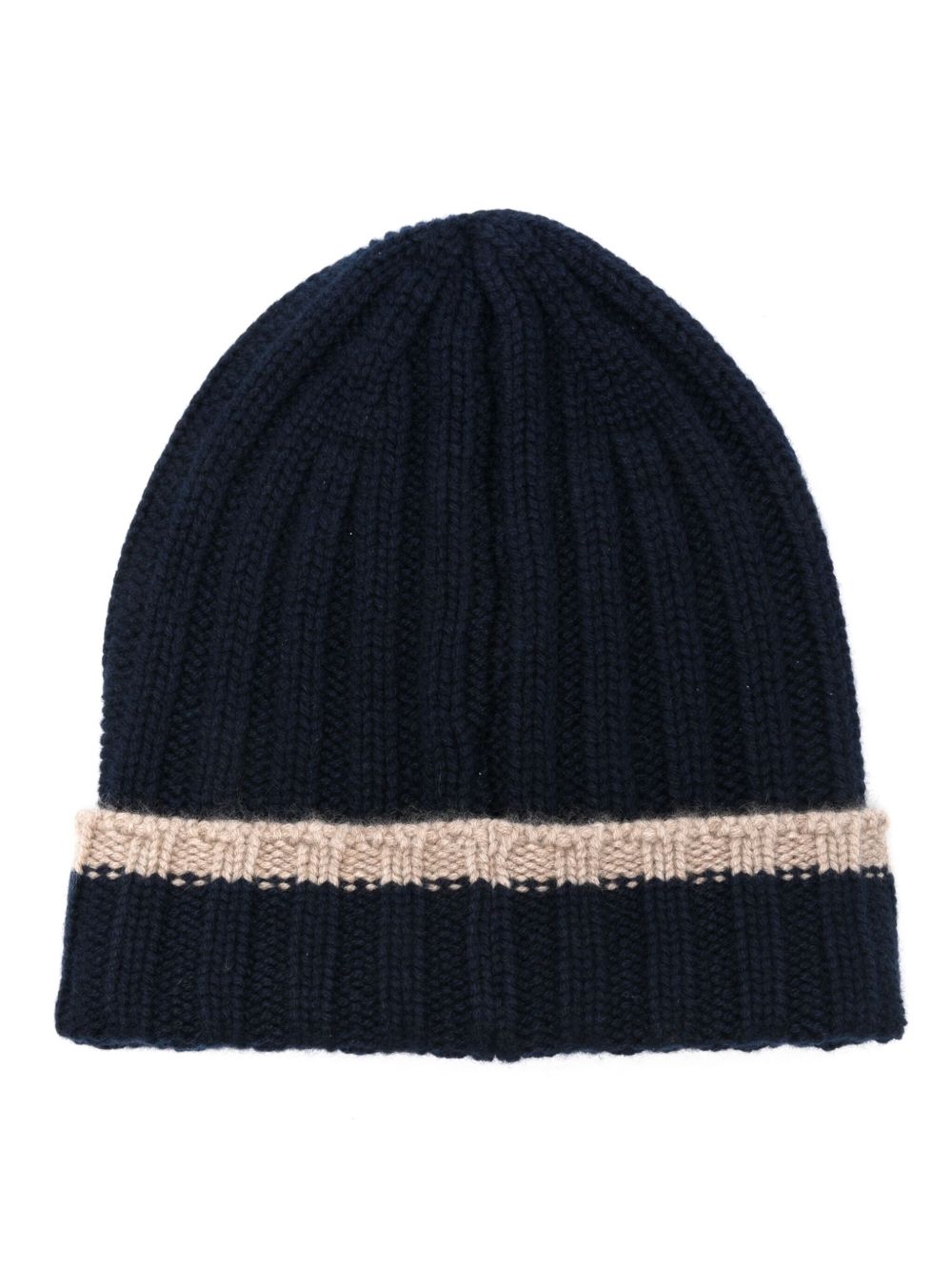 Barba cashmere beanie - 蓝色