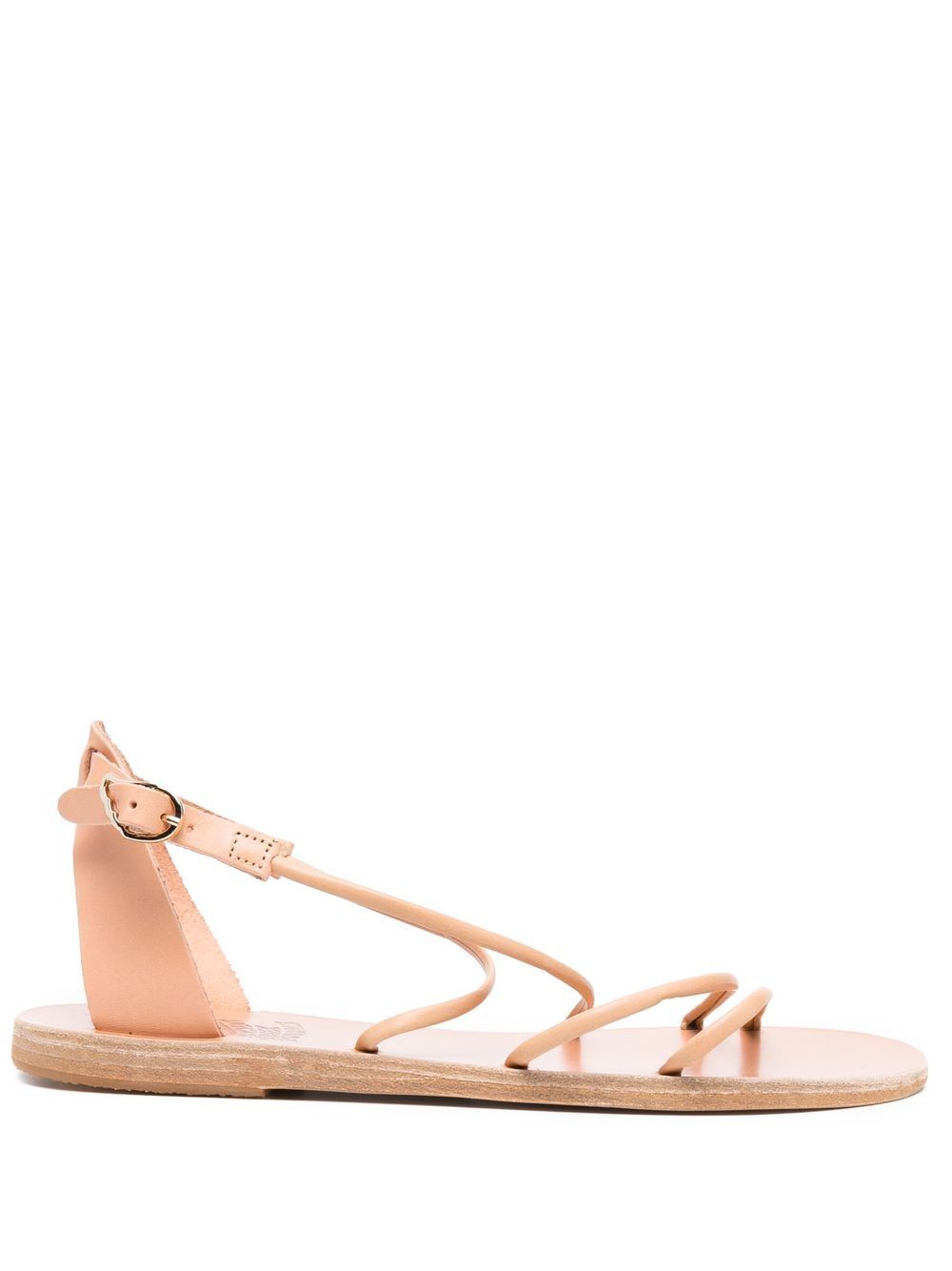 Ancient Greek Sandals 皮质露趾凉鞋 - 中性色