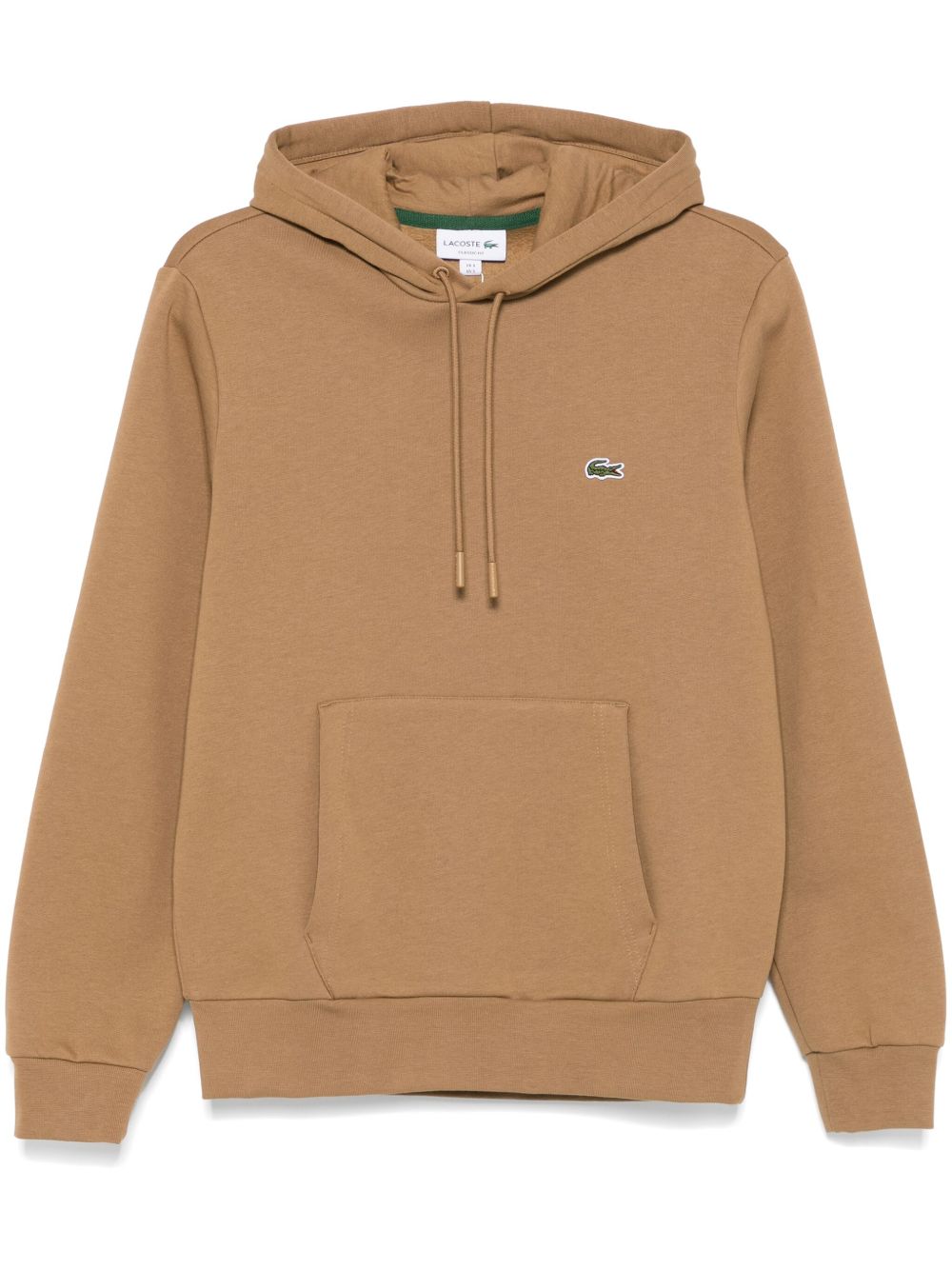 Lacoste 标贴连帽衫 - 褐色