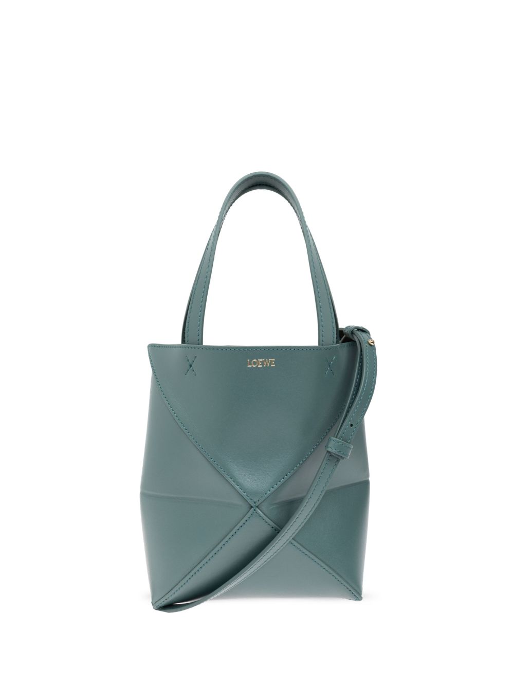 LOEWE Puzzle Fold 迷你手提包 - 蓝色