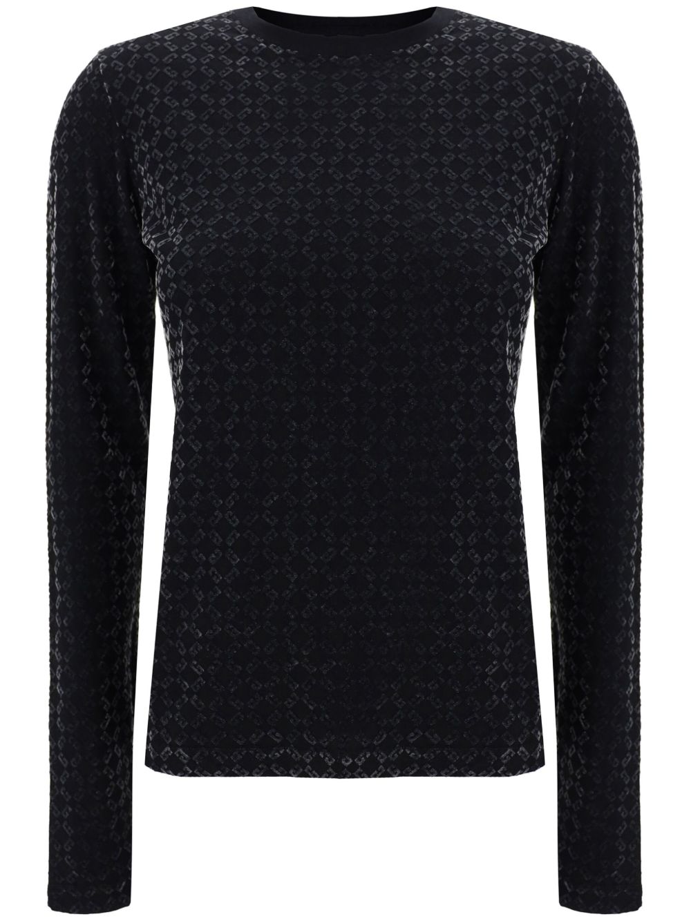 Givenchy logo印花上衣 - 黑色