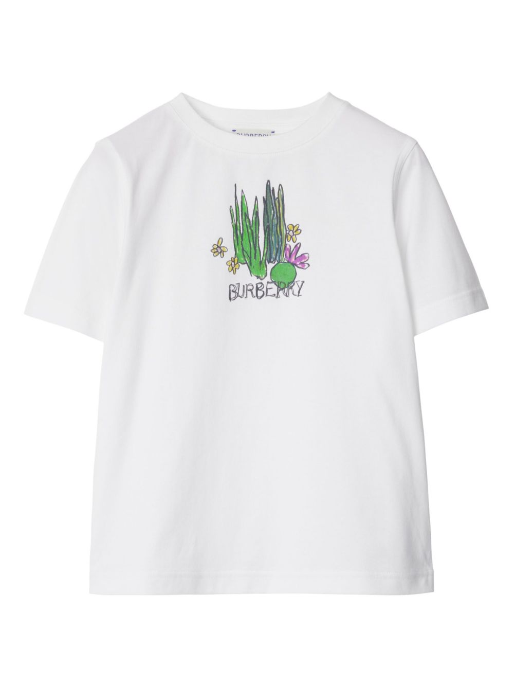 Burberry Kids Pond T恤 - 白色